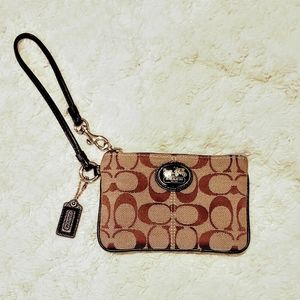 Small Coach Wristlet